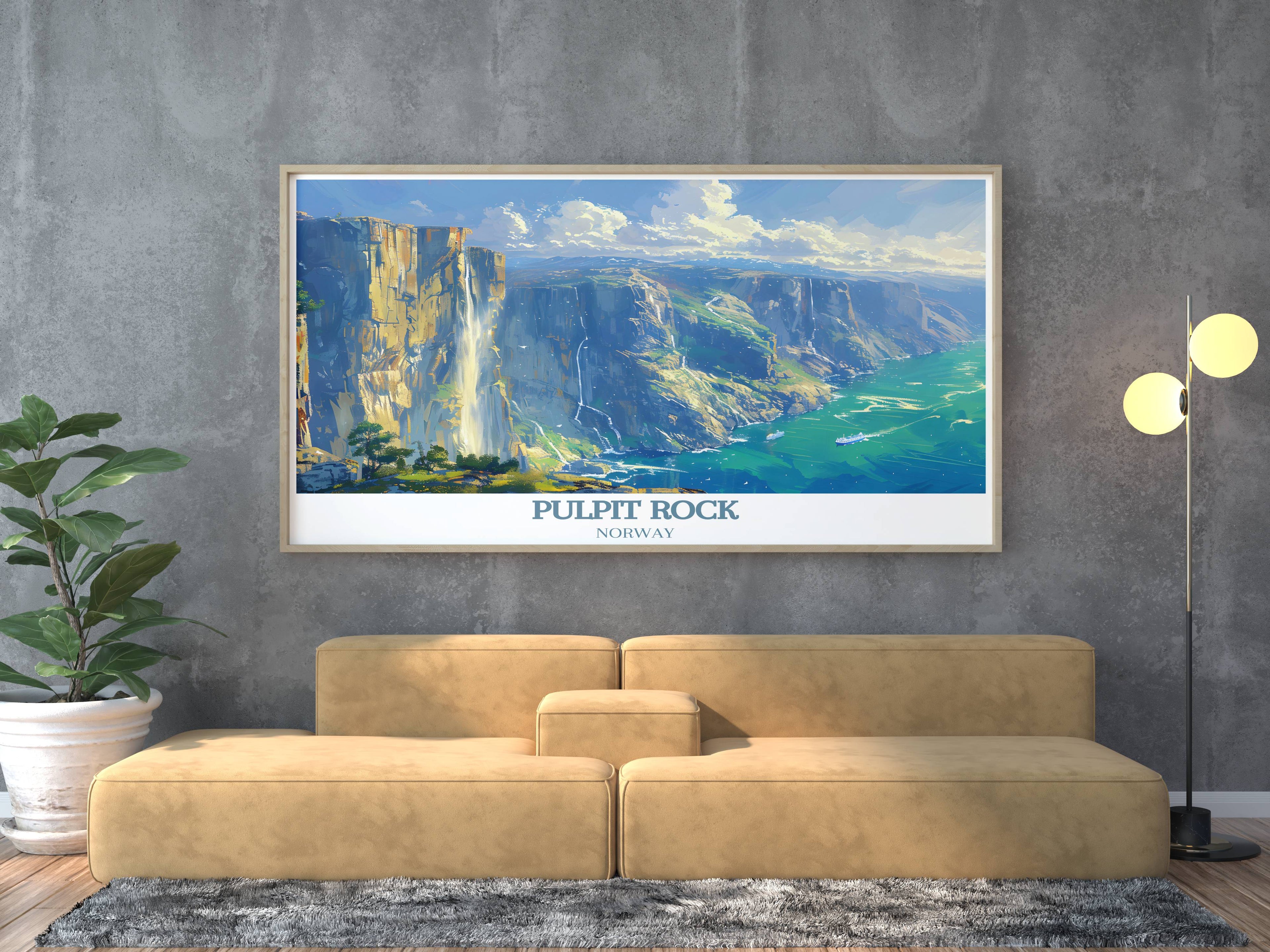 Pulpit Rock Travel Prints - Lysefjord   Living Room Decor - Norway  Home Decor