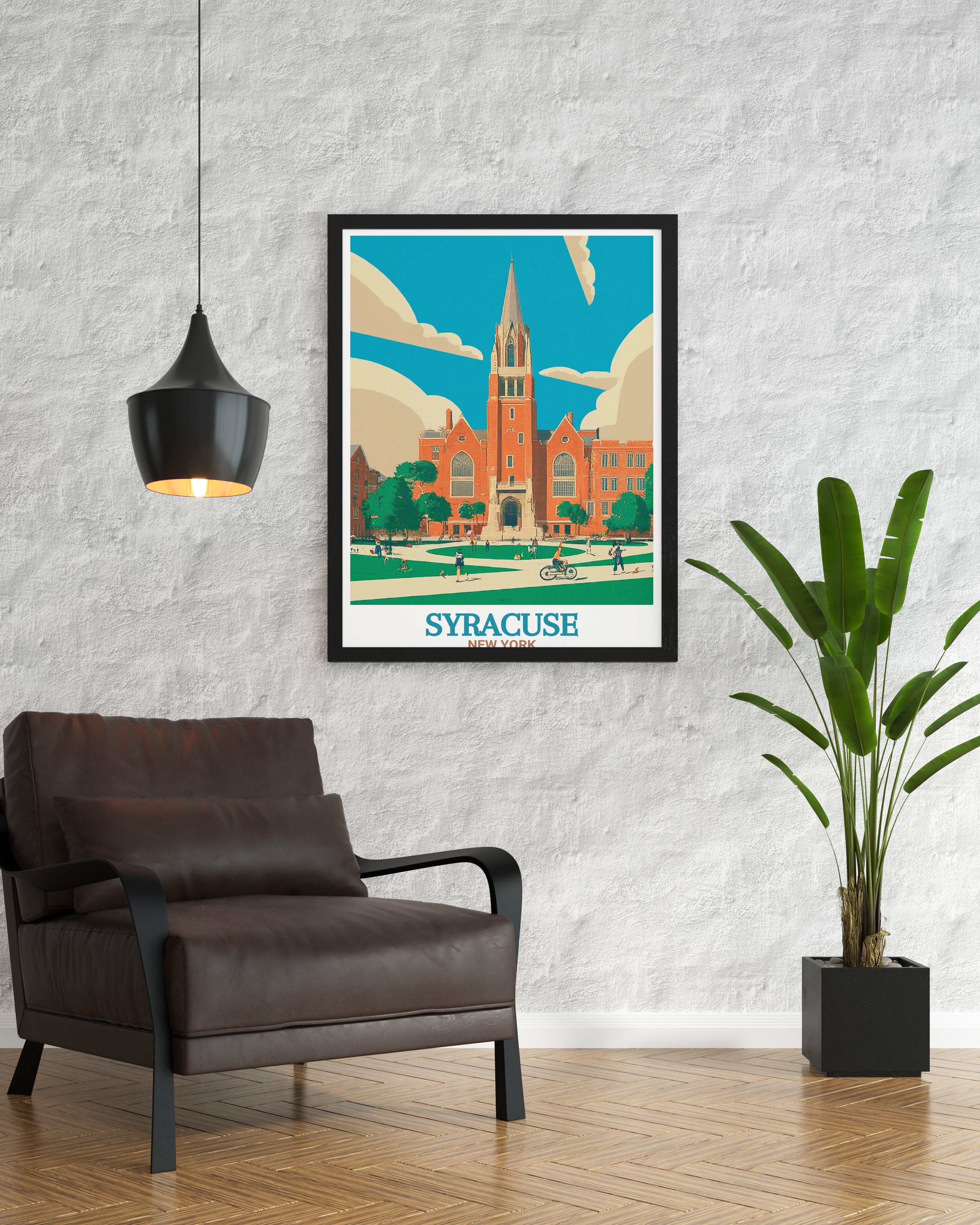 Syracuse Art - Syracuse University  Home Decor - New York  Living Room Decor
